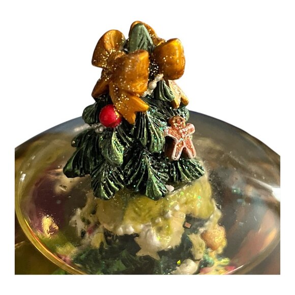 Christopher Radko Harlequin Stocking Musical Snowglobe – 2006 – O Tannenbaum – W - Picture 7 of 9